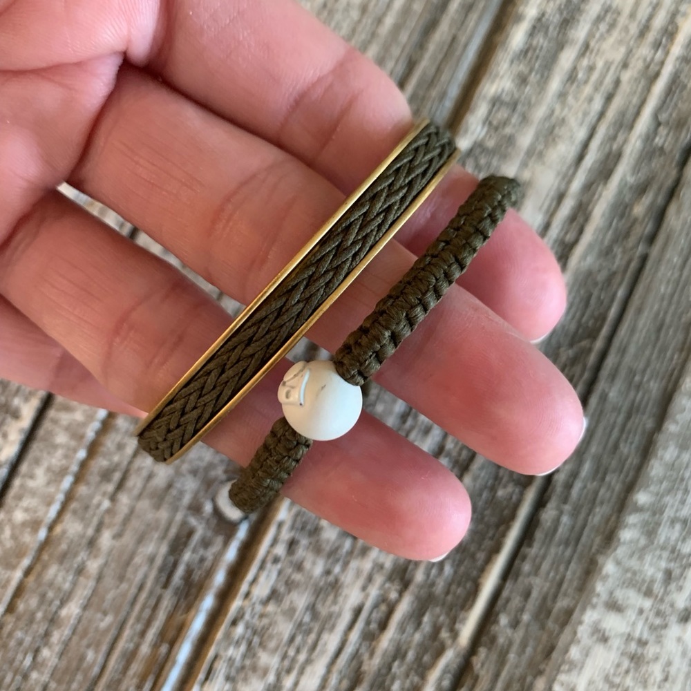 Lokai 2.0 single wrap & cuff woven bracelets